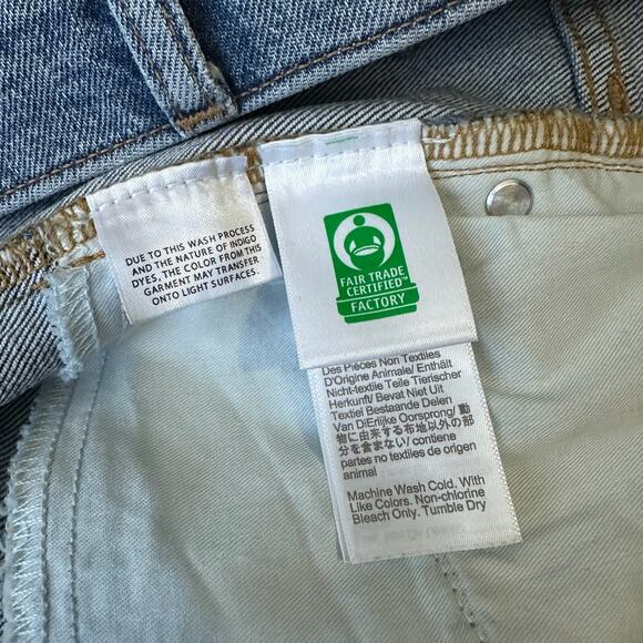 J. CREW 90s Classic Straight Leg Jeans Blue Denim High Rise Frayed - Picture 11 of 16